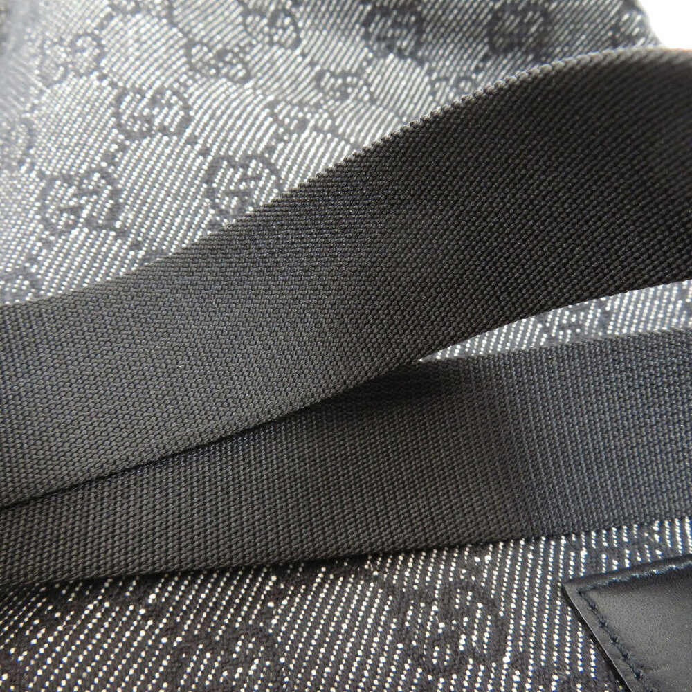 Gucci bag black GG tote leather canvas - Picture 8 of 11